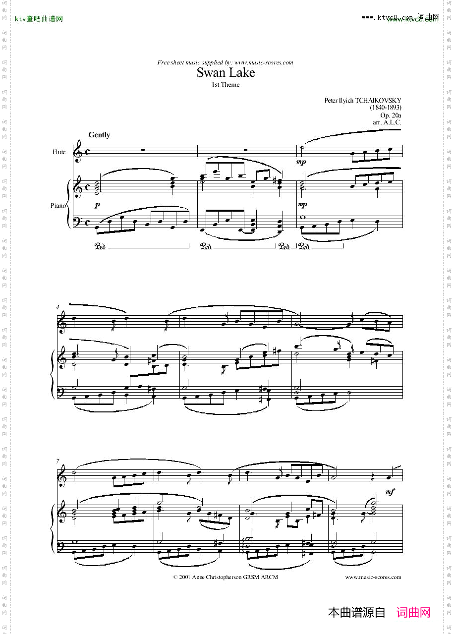 Tchaikovsky-IntroThemefromSwanLakeforflute-pianoOp.20a