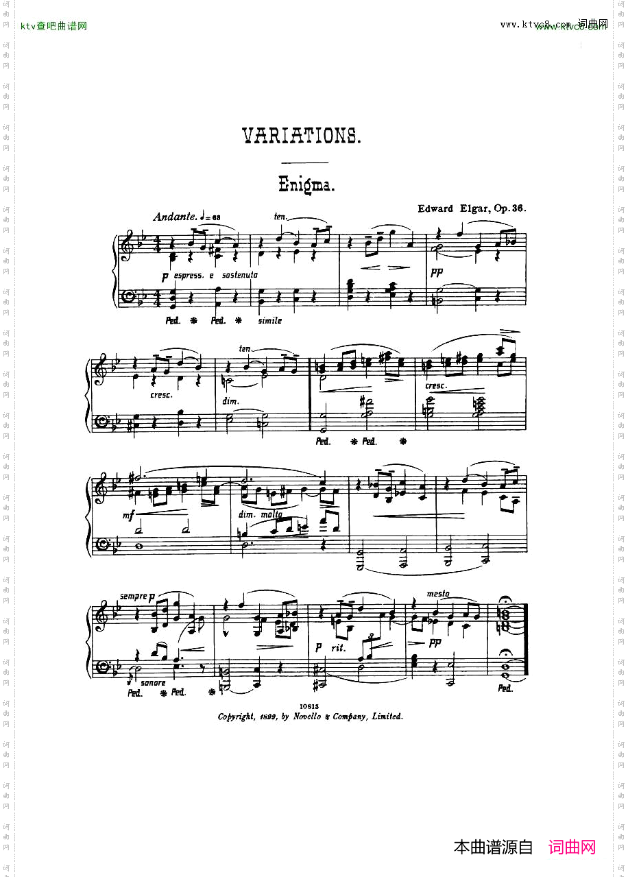 EdwardElgar-EnigmaVariations,Op.36