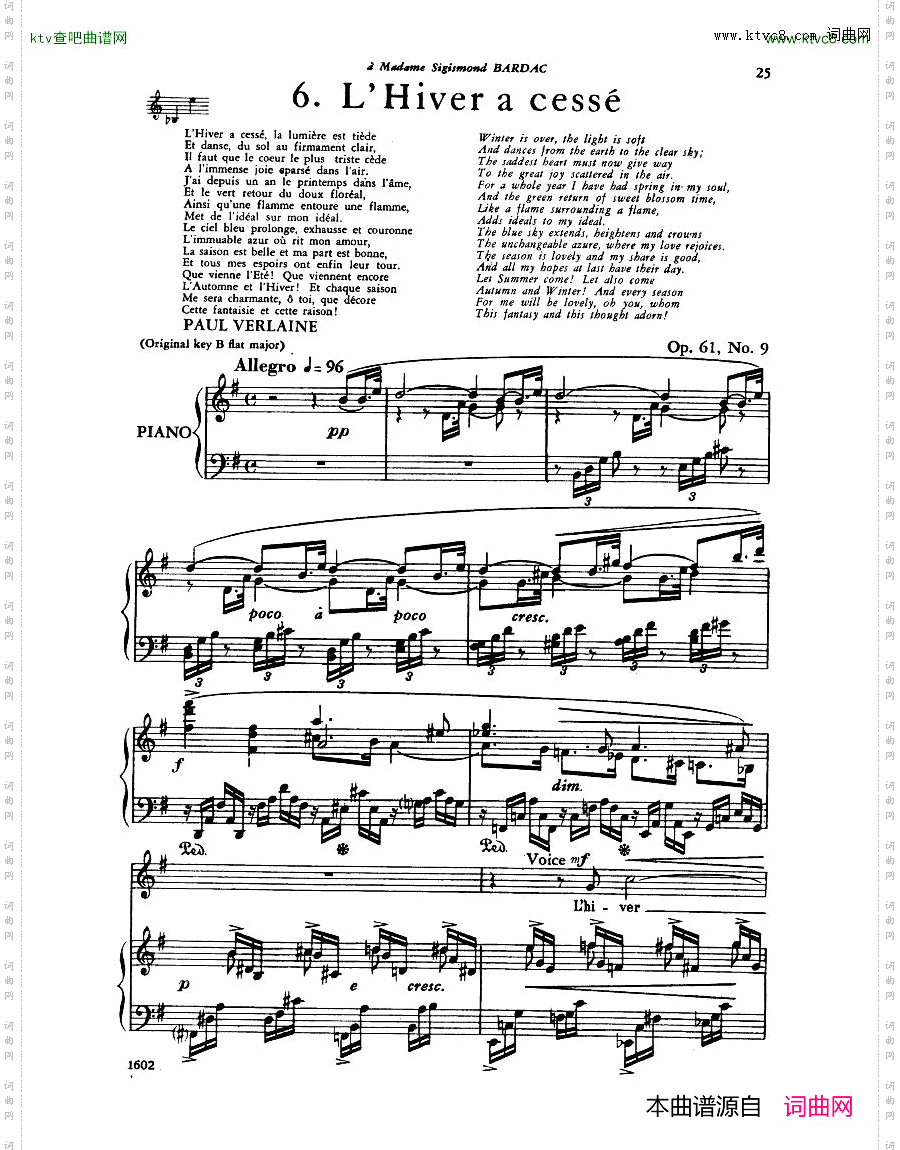 Faure-30Songs一