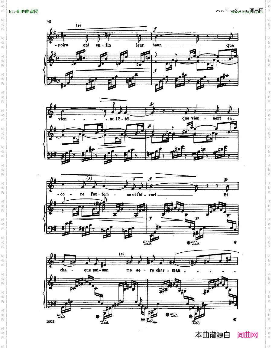 Faure-30Songs一