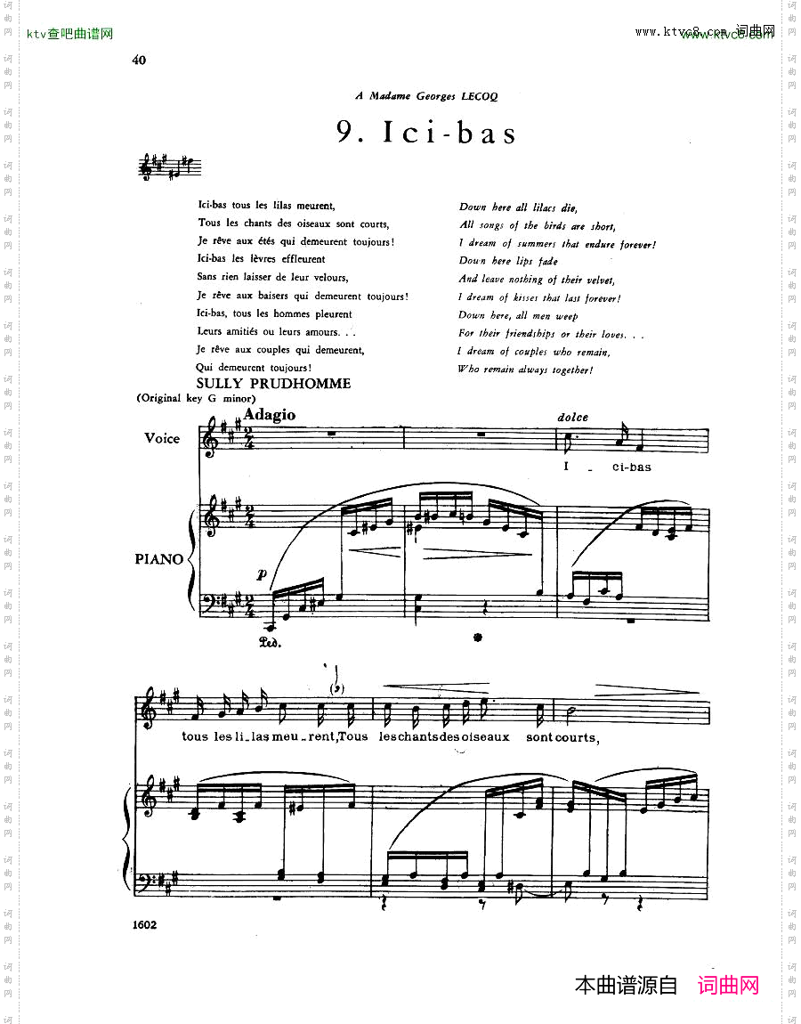 Faure-30Songs一
