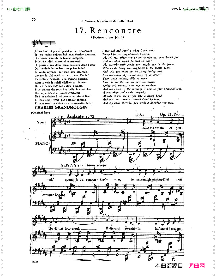 Faure-30Songs二