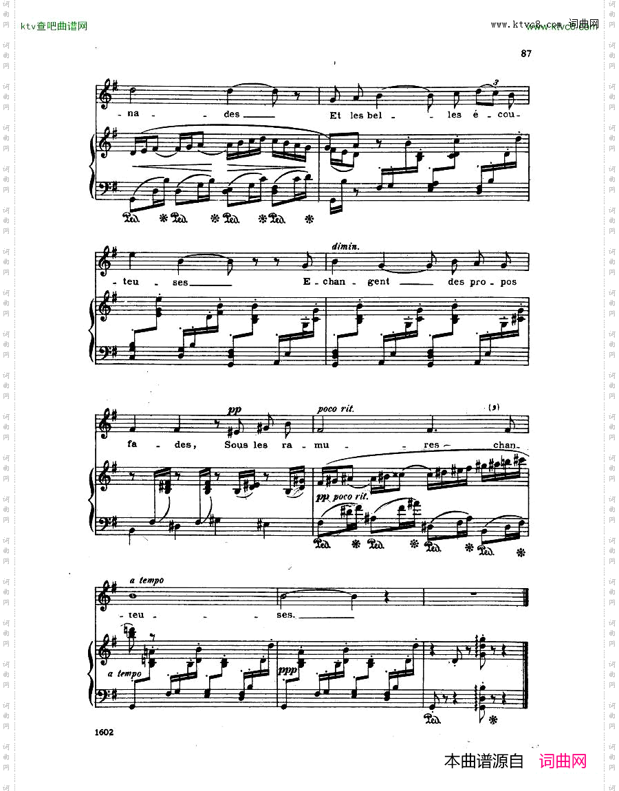 Faure-30Songs二