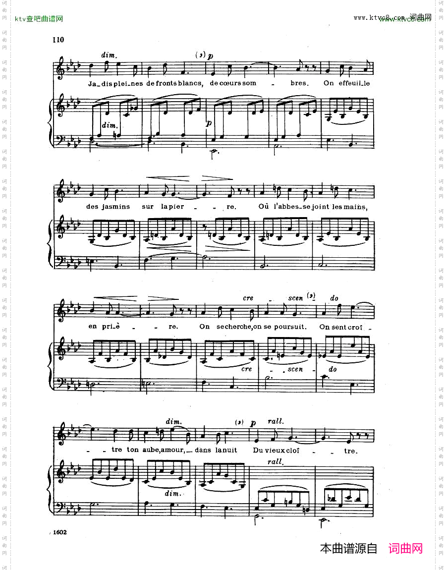 Faure-30Songs三