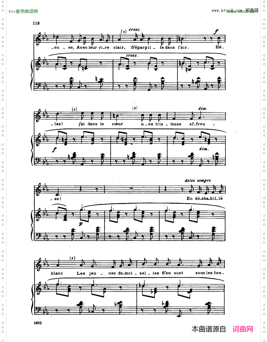 Faure-30Songs三