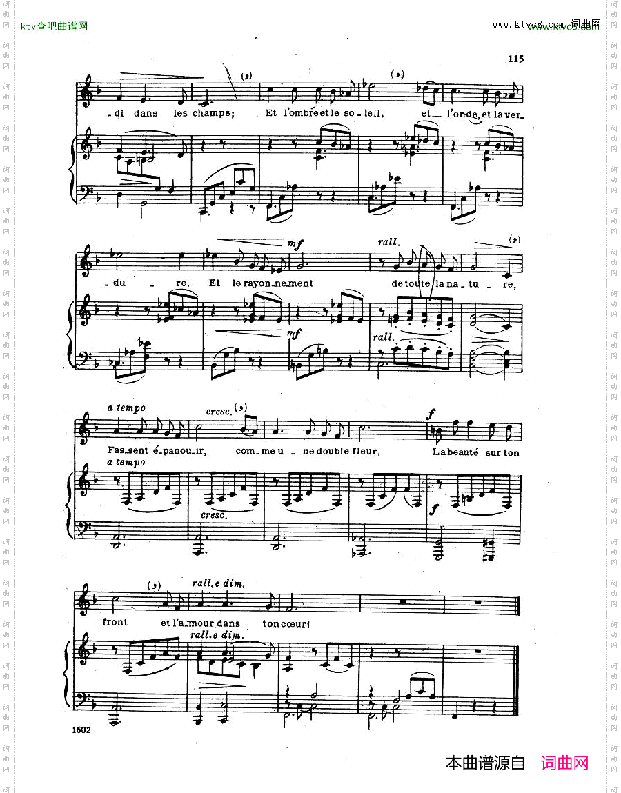 Faure-30Songs三