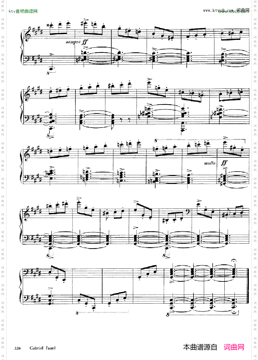 FauréThemeetvariations,opus73
