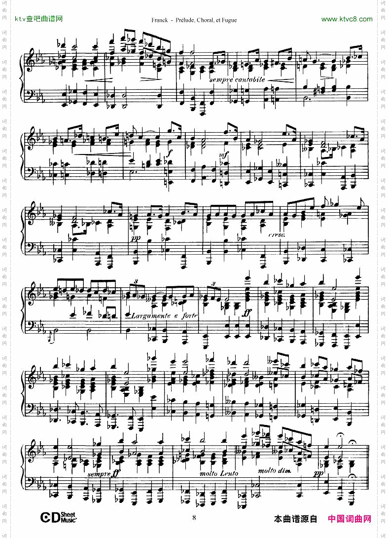 FranckPréludeChoraletFugue