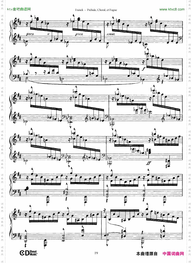 FranckPréludeChoraletFugue