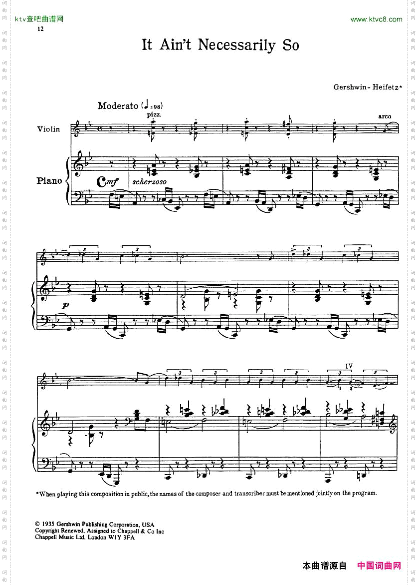 Gershwin-Heifetz_4_Pieces_from_Porgy_&_Bess