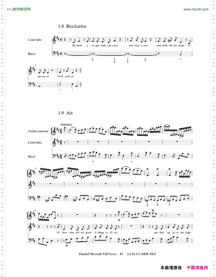 G.F.Handel-MessiahOpenScore二
