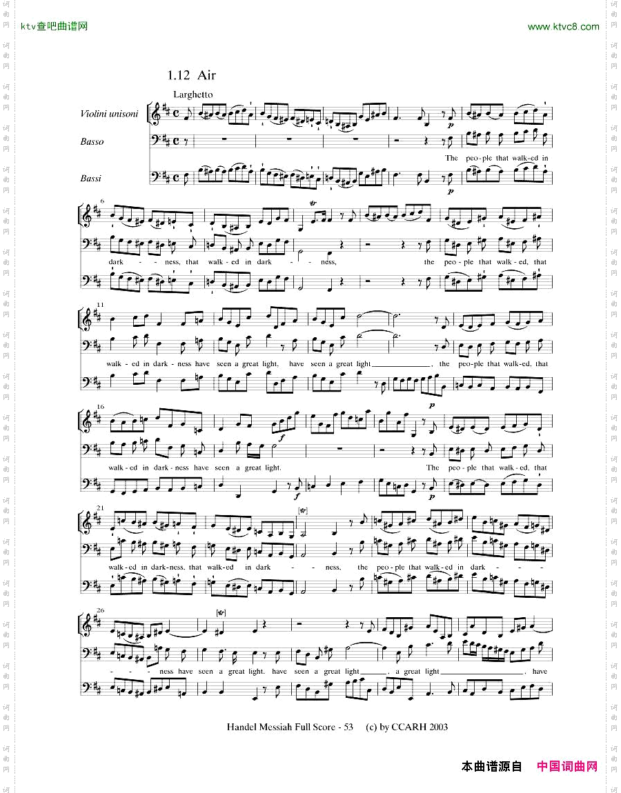 G.F.Handel-MessiahOpenScore二