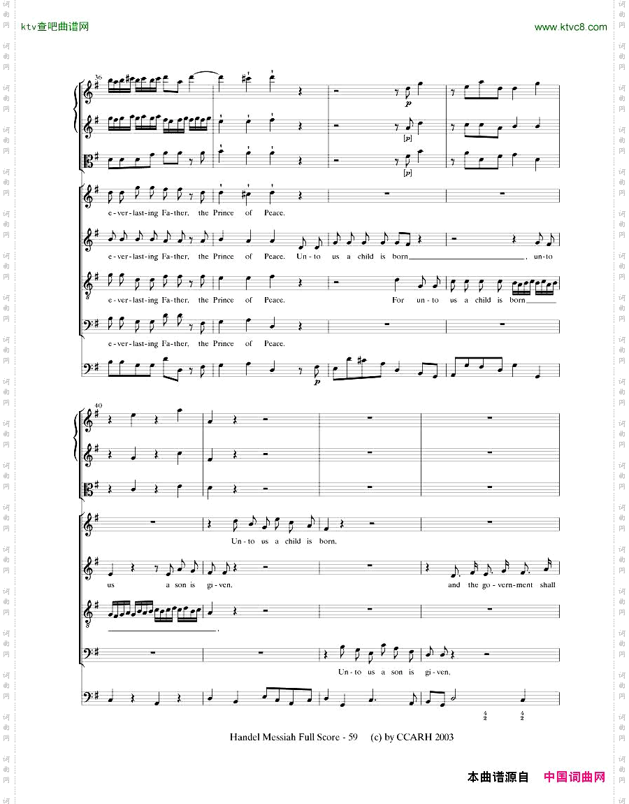 G.F.Handel-MessiahOpenScore二