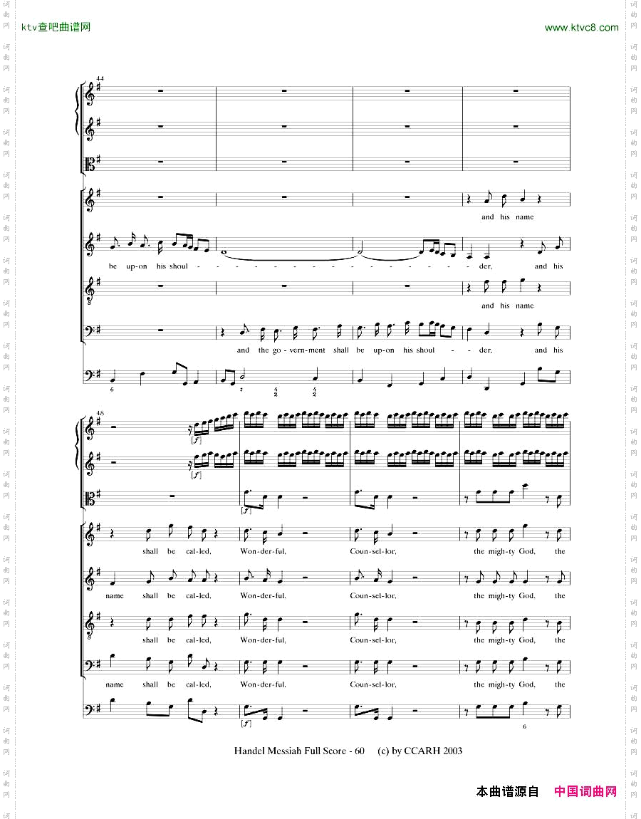 G.F.Handel-MessiahOpenScore二