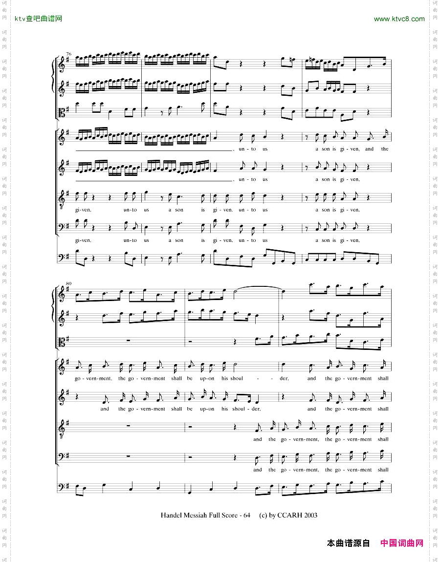 G.F.Handel-MessiahOpenScore二