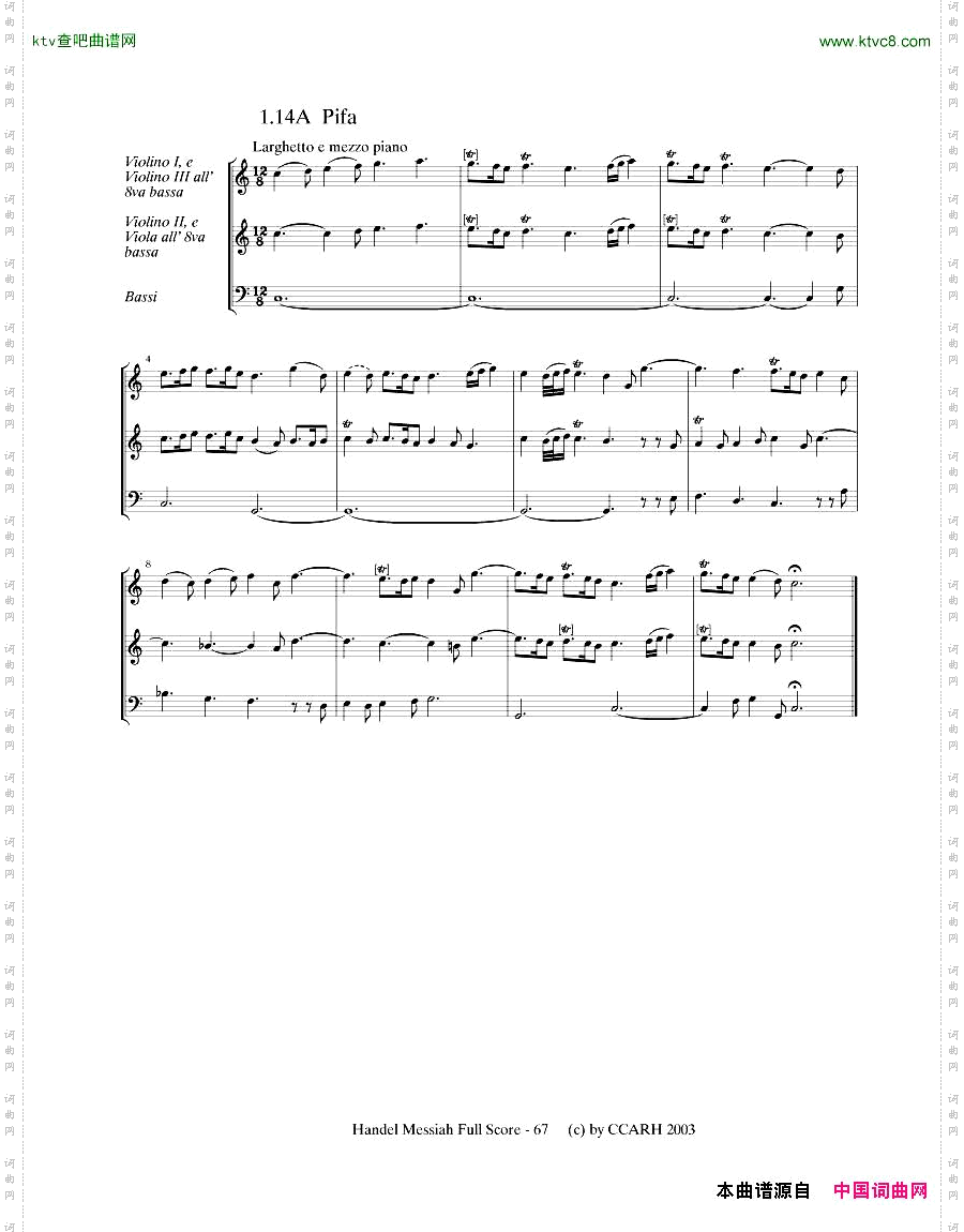 G.F.Handel-MessiahOpenScore二