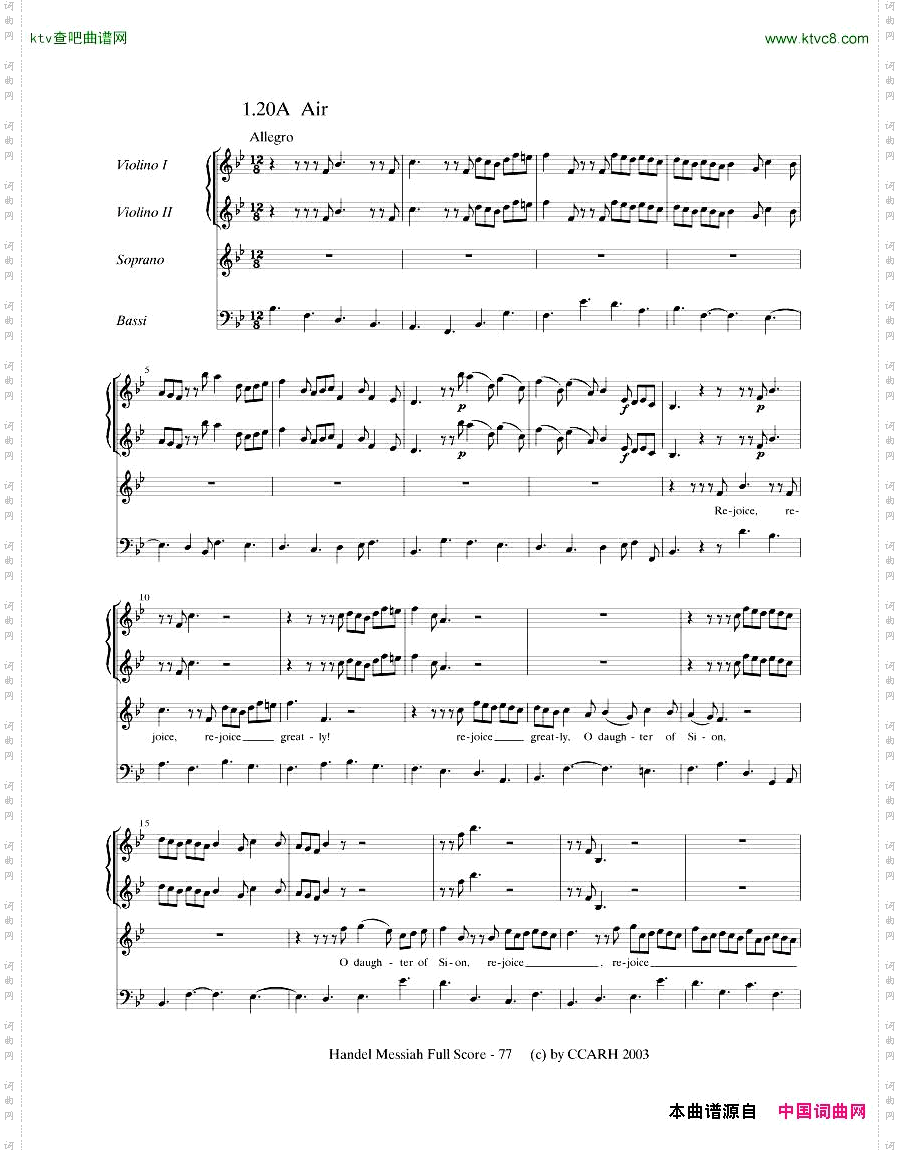 G.F.Handel-MessiahOpenScore二