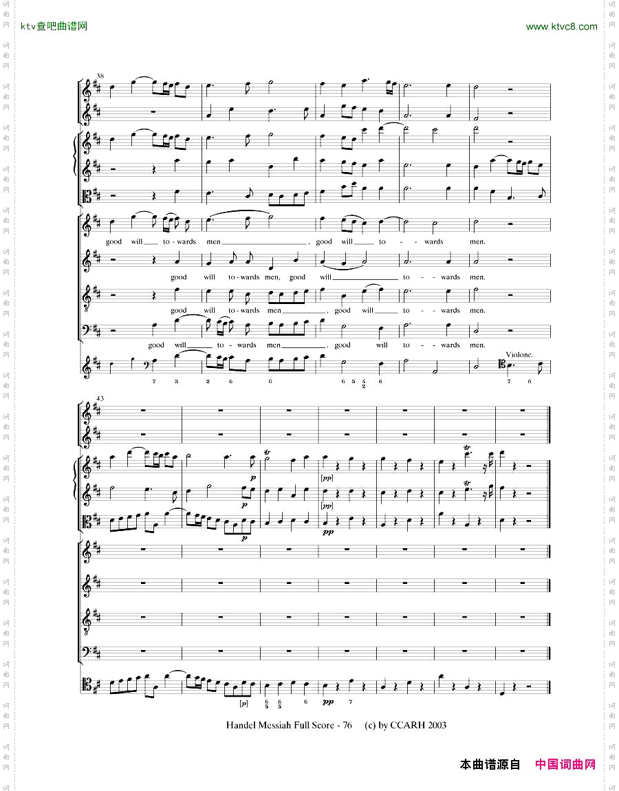 G.F.Handel-MessiahOpenScore二