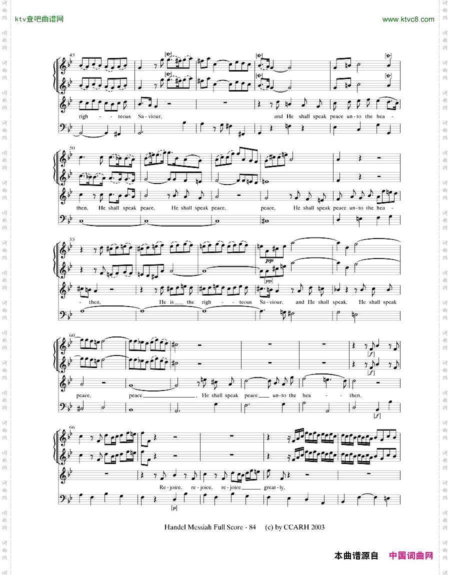 G.F.Handel-MessiahOpenScore三