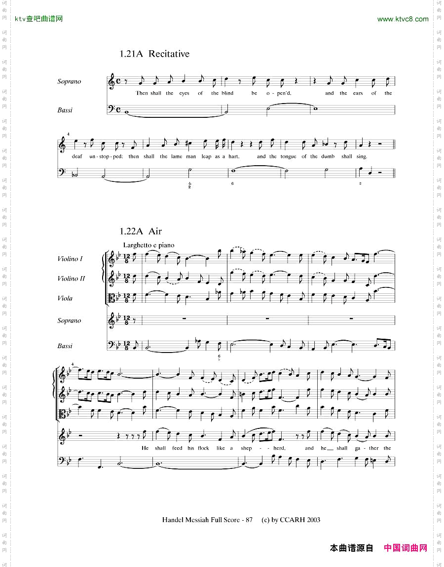 G.F.Handel-MessiahOpenScore三