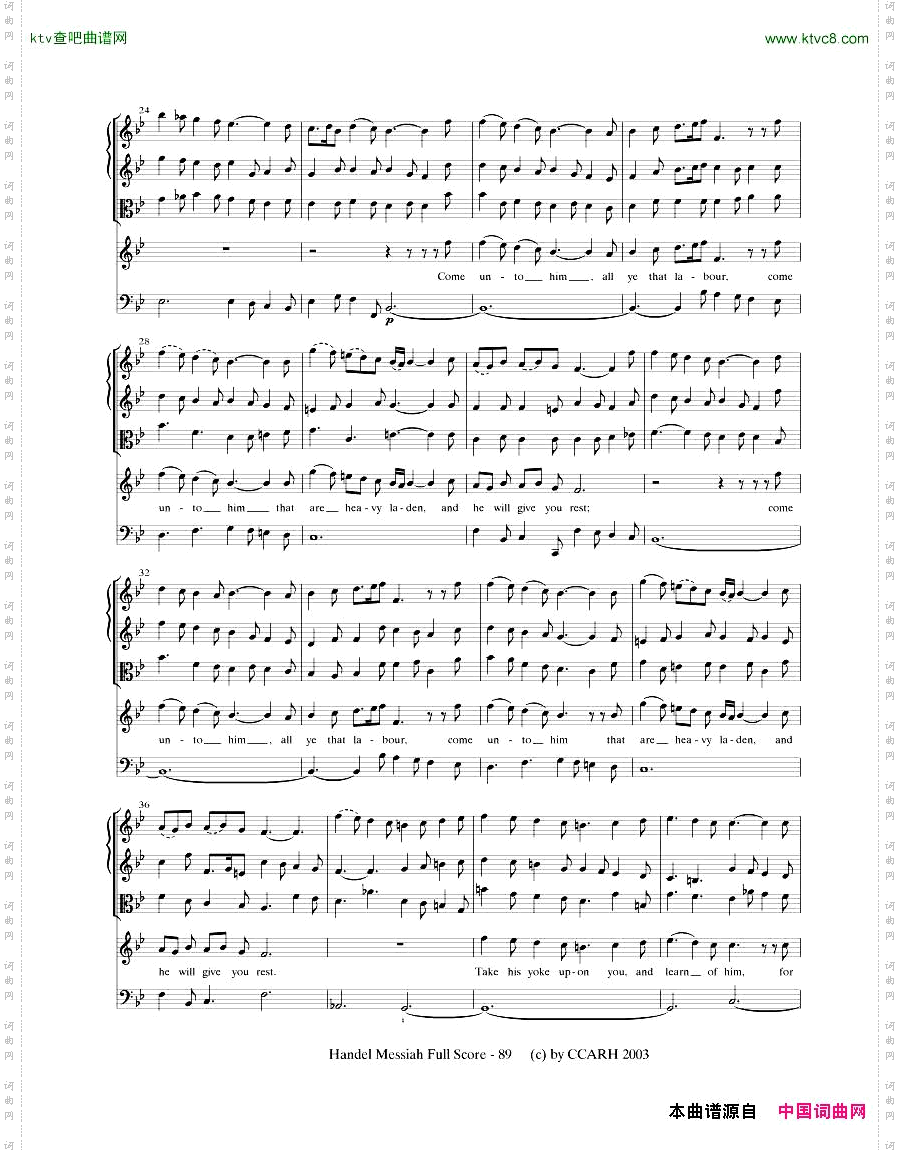 G.F.Handel-MessiahOpenScore三