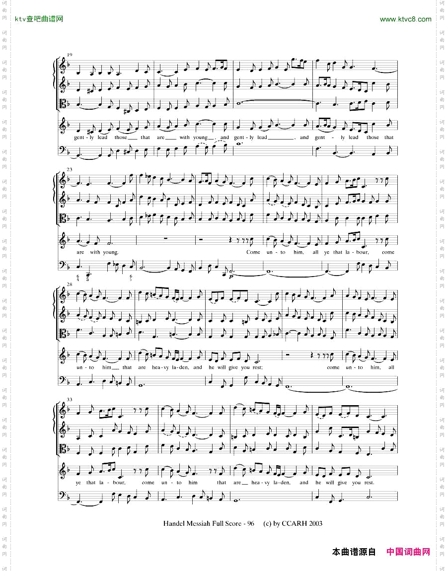 G.F.Handel-MessiahOpenScore三