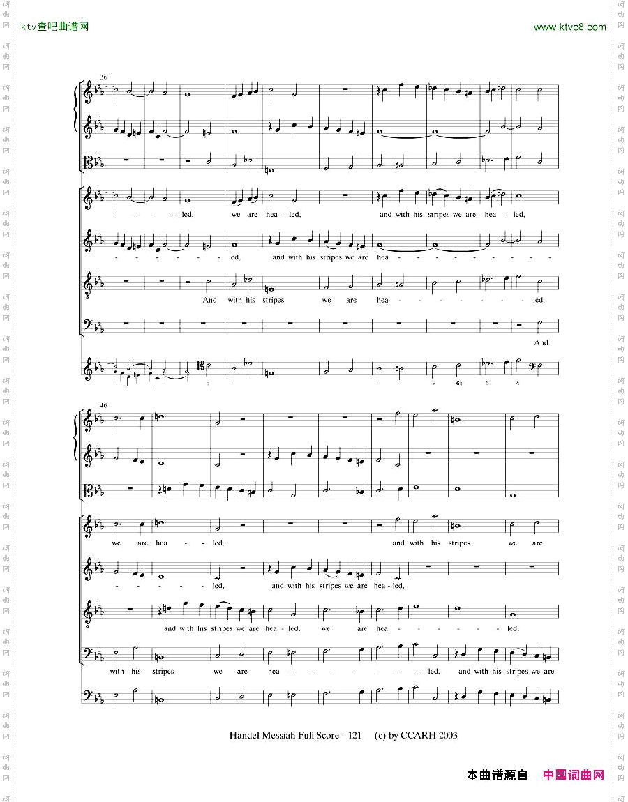 G.F.Handel-MessiahOpenScore三