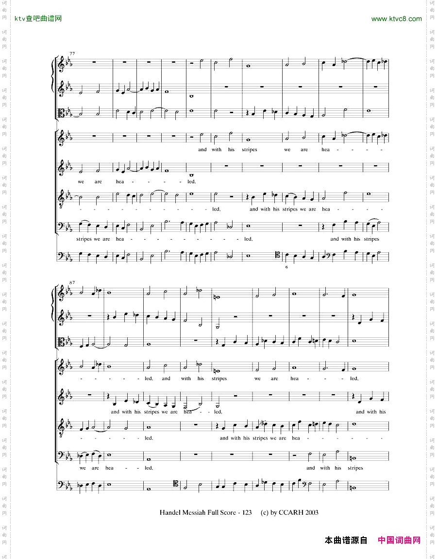 G.F.Handel-MessiahOpenScore四