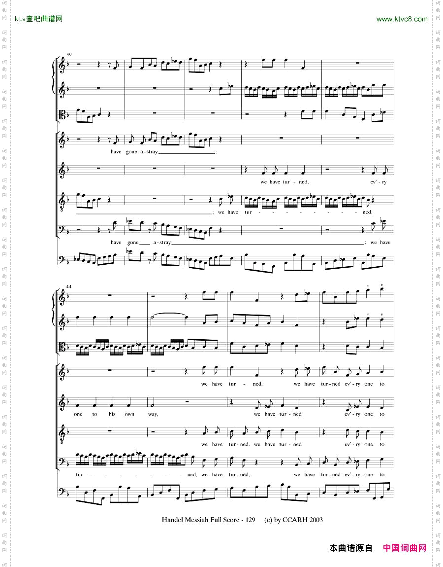 G.F.Handel-MessiahOpenScore四