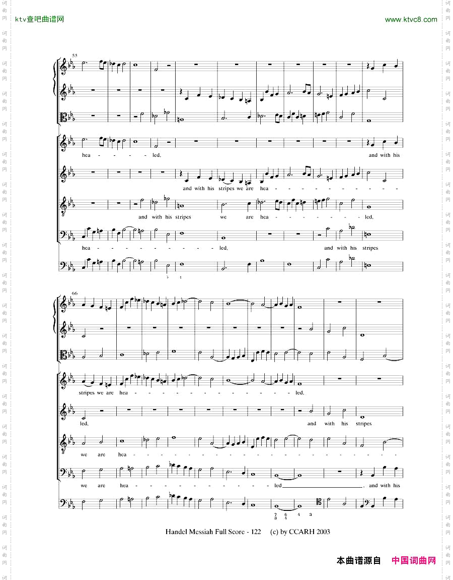 G.F.Handel-MessiahOpenScore四