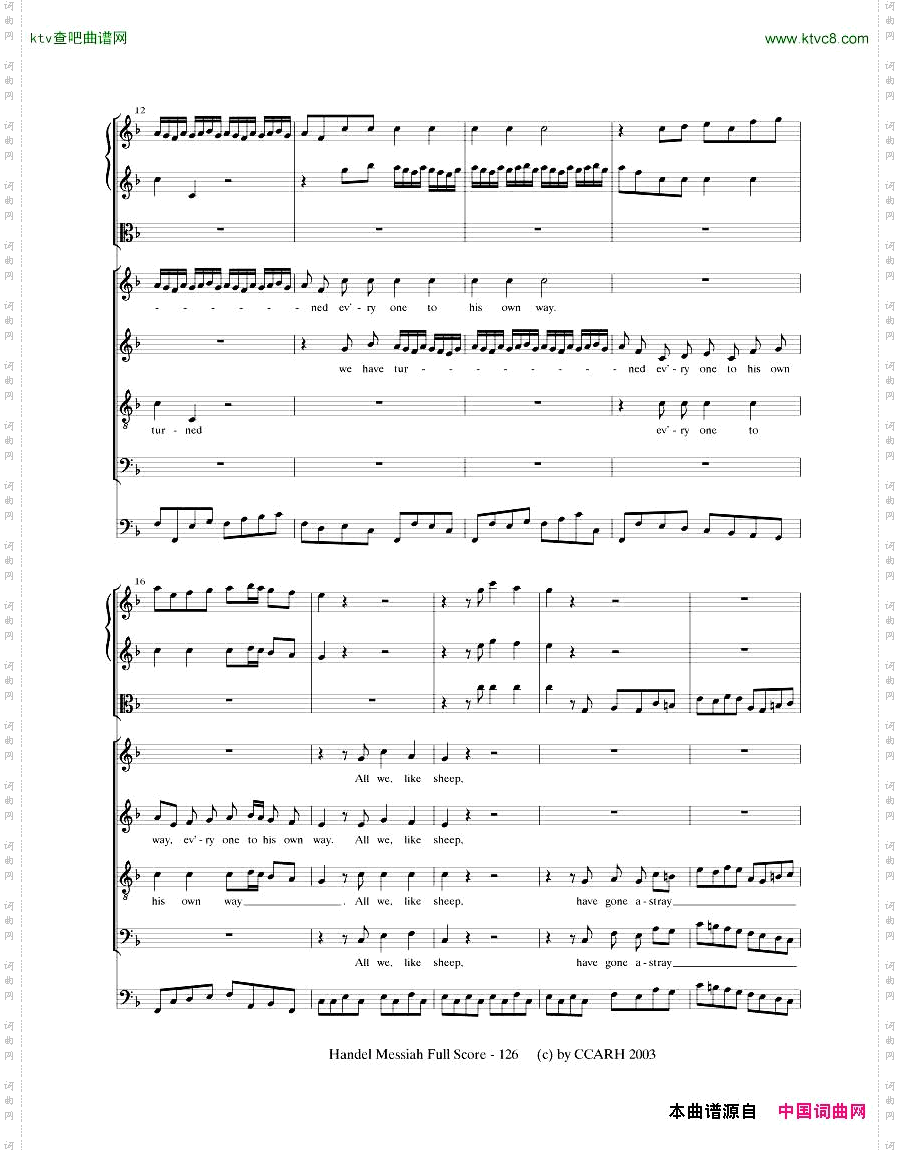 G.F.Handel-MessiahOpenScore四