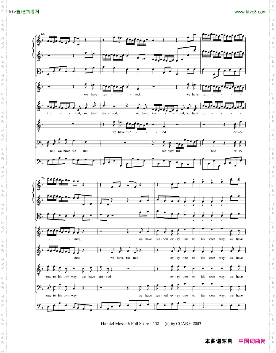 G.F.Handel-MessiahOpenScore四