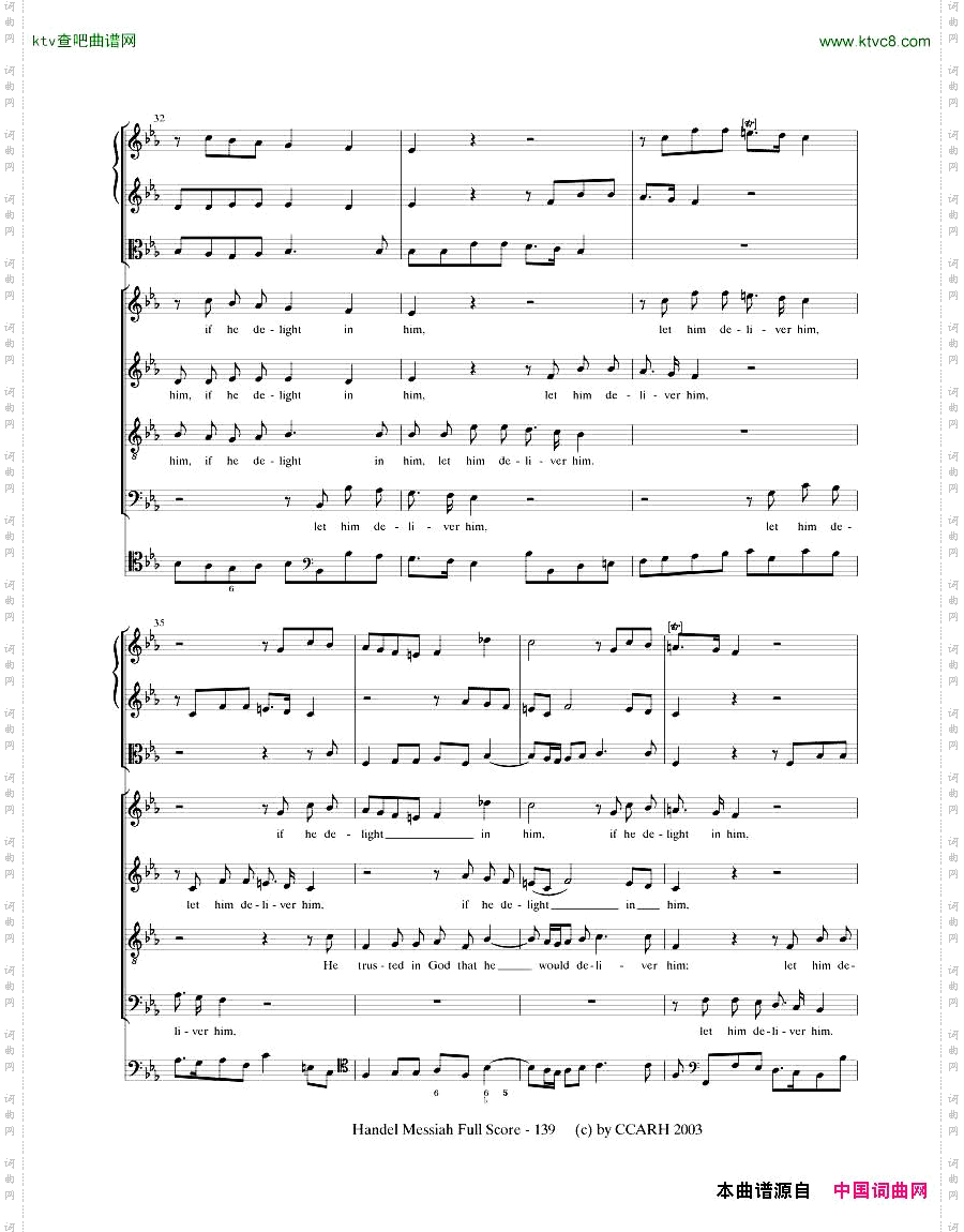 G.F.Handel-MessiahOpenScore四