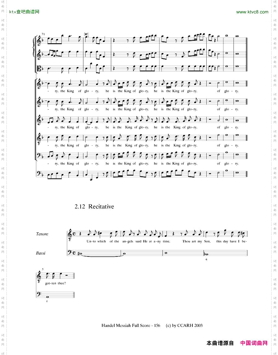 G.F.Handel-MessiahOpenScore四