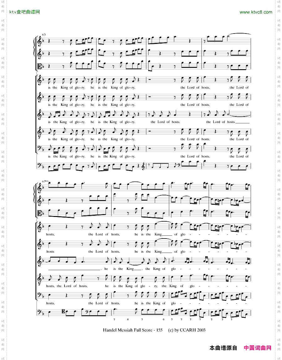 G.F.Handel-MessiahOpenScore四