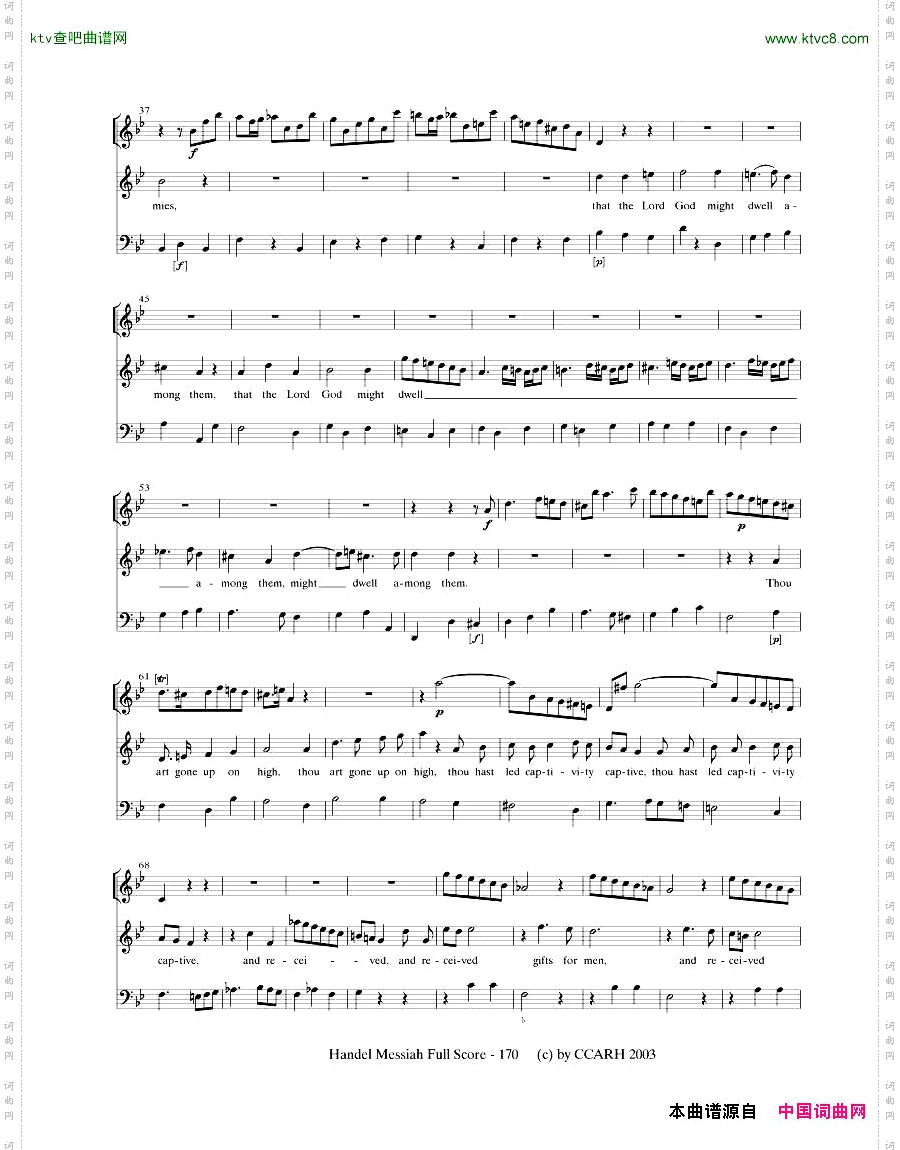 G.F.Handel-MessiahOpenScore五