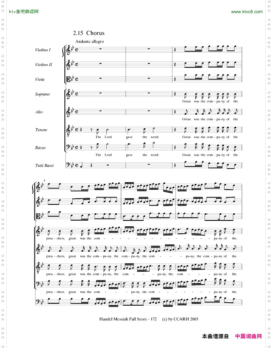 G.F.Handel-MessiahOpenScore五
