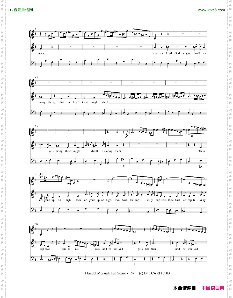 G.F.Handel-MessiahOpenScore五