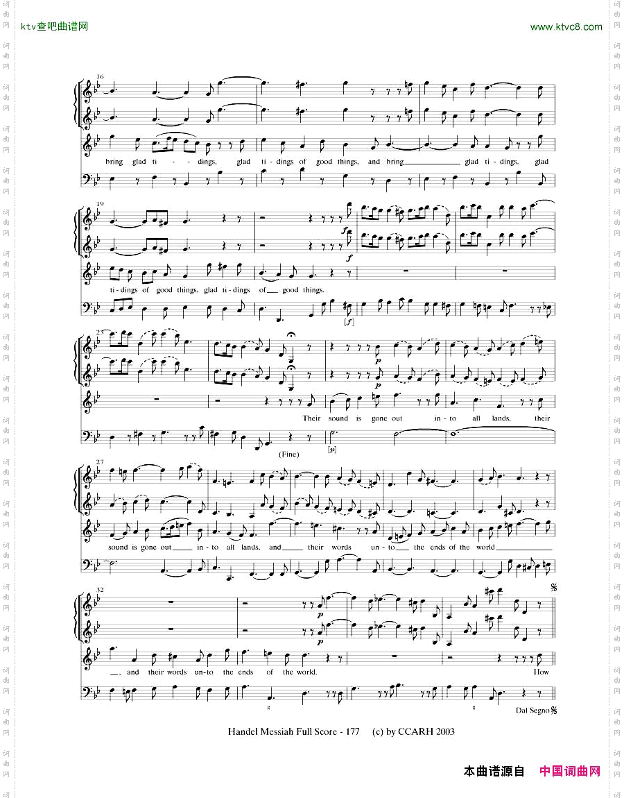 G.F.Handel-MessiahOpenScore五