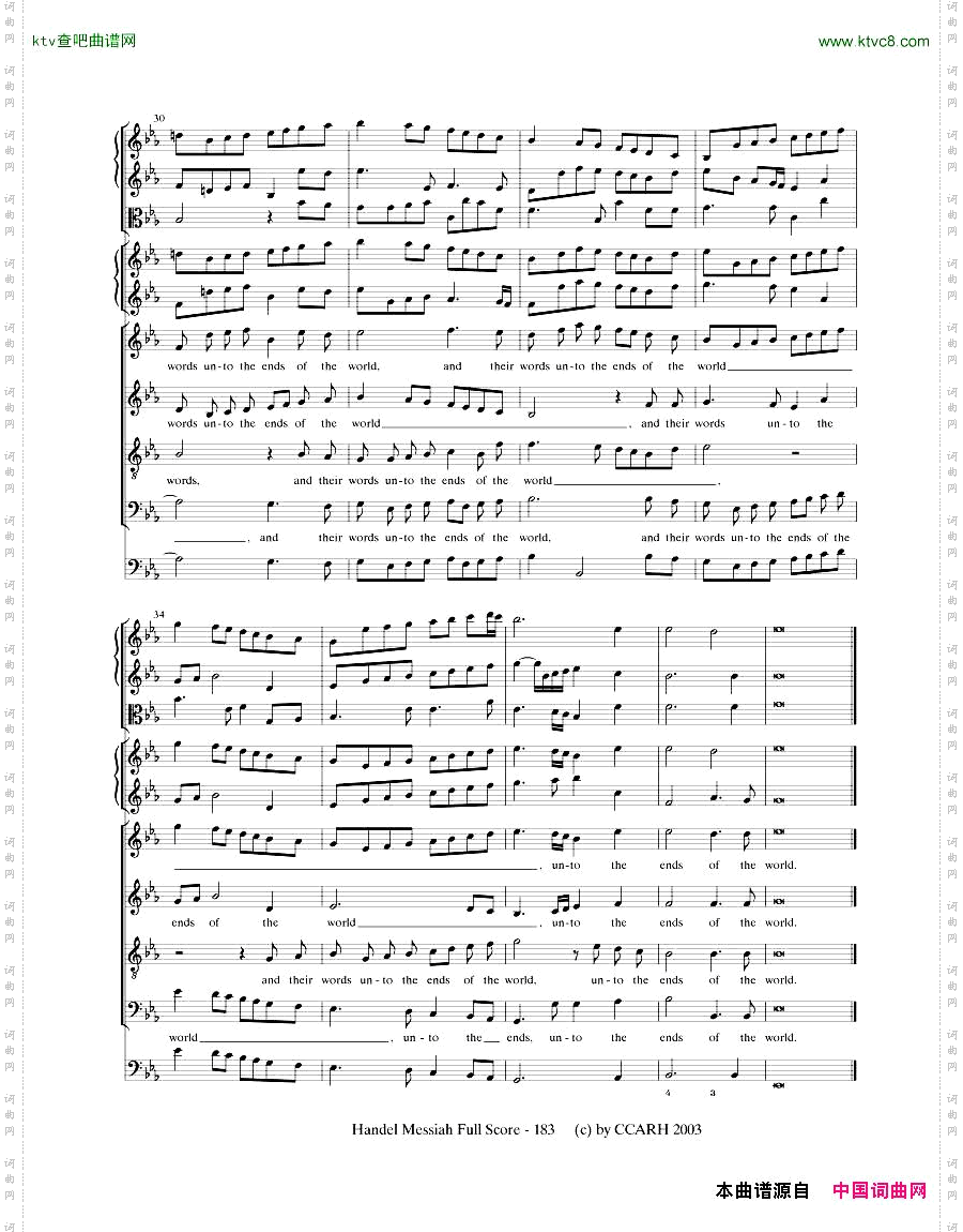 G.F.Handel-MessiahOpenScore五