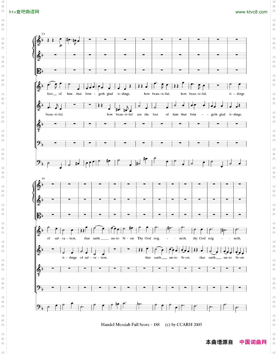 G.F.Handel-MessiahOpenScore五