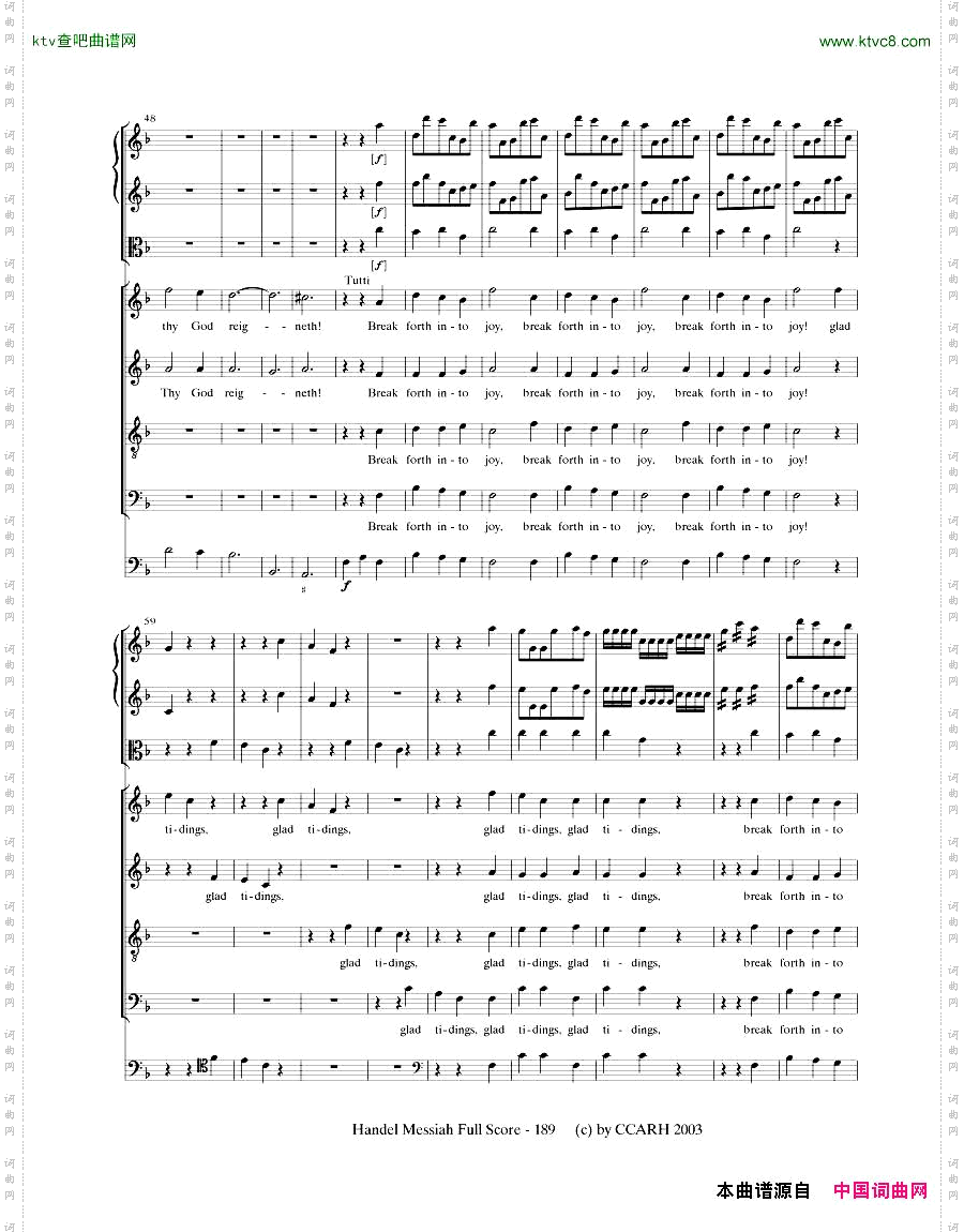 G.F.Handel-MessiahOpenScore五