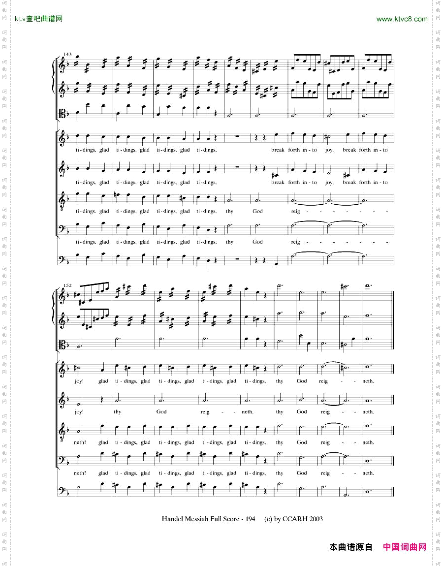 G.F.Handel-MessiahOpenScore五