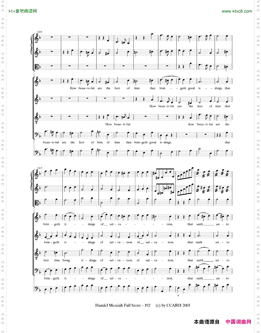 G.F.Handel-MessiahOpenScore五
