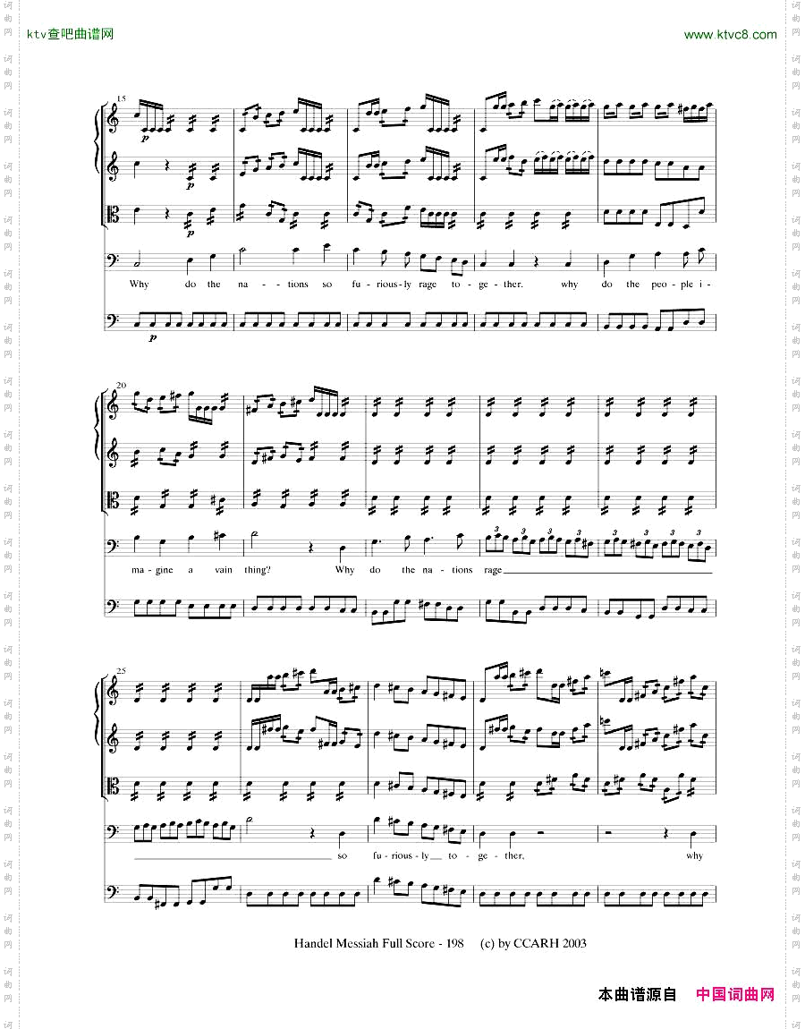 G.F.Handel-MessiahOpenScore五