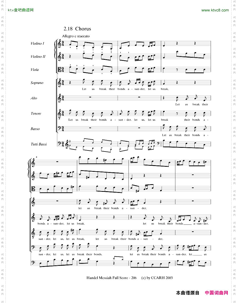 G.F.Handel-MessiahOpenScore六