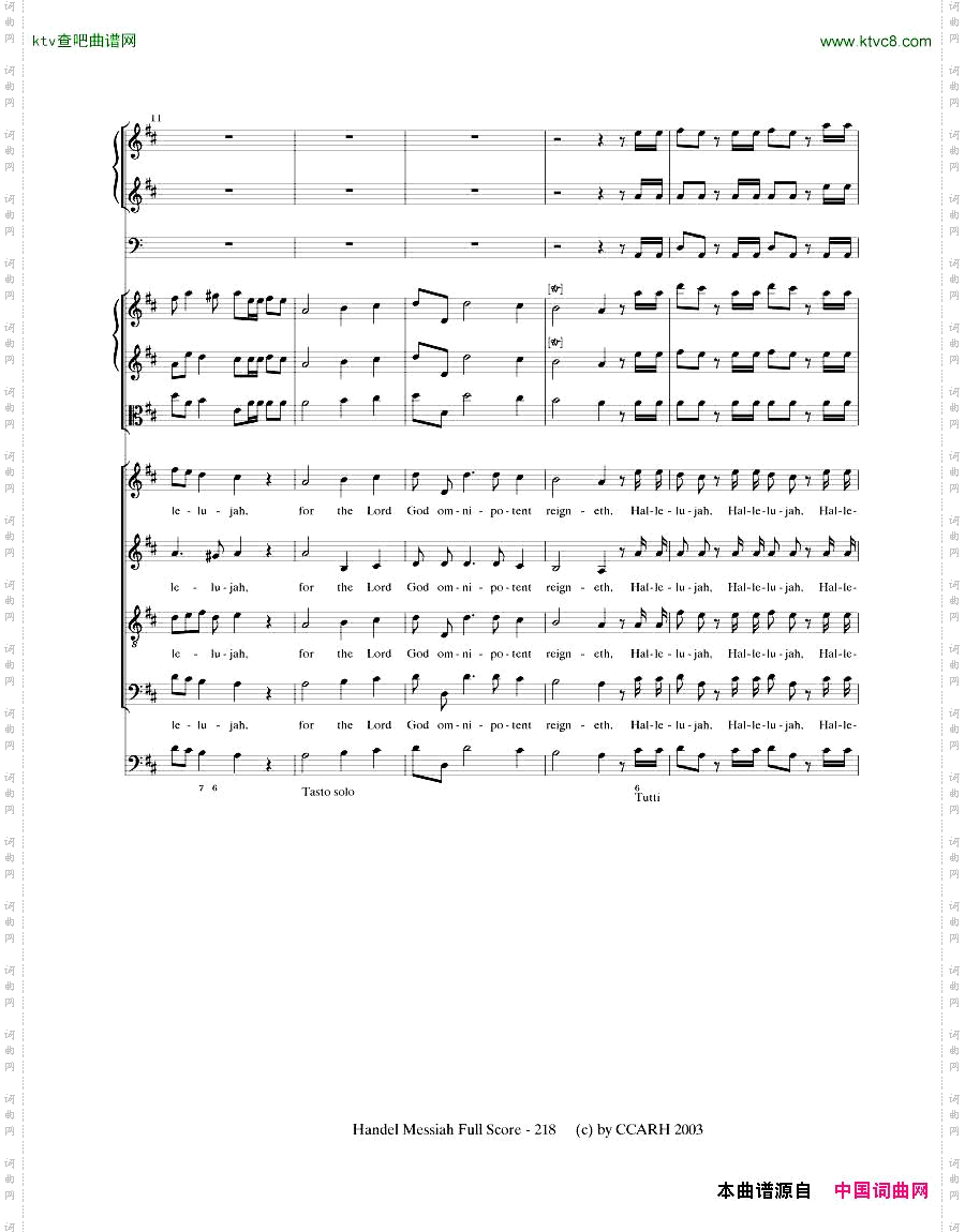 G.F.Handel-MessiahOpenScore六