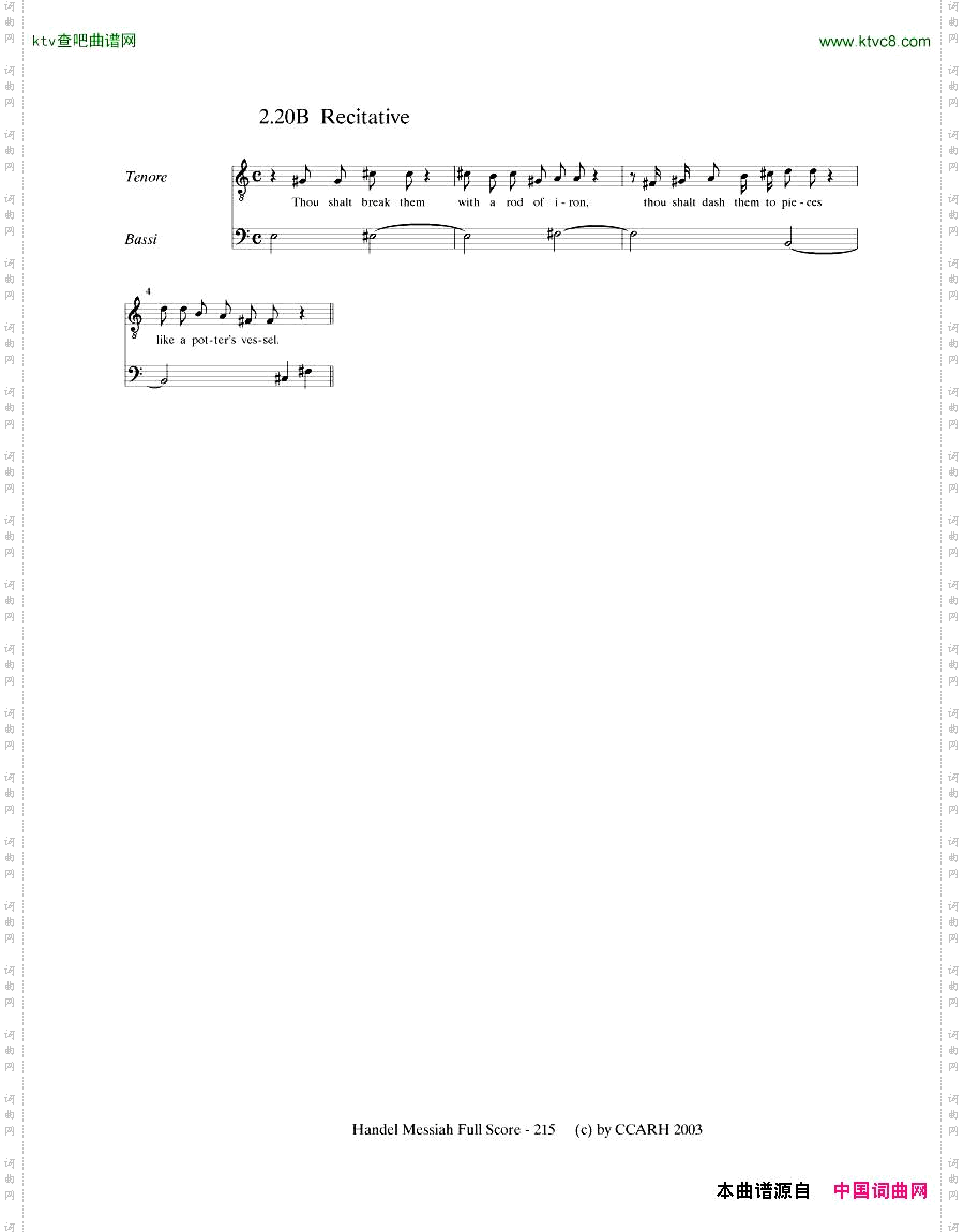 G.F.Handel-MessiahOpenScore六