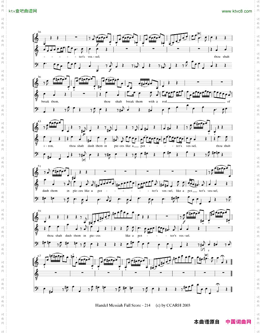 G.F.Handel-MessiahOpenScore六