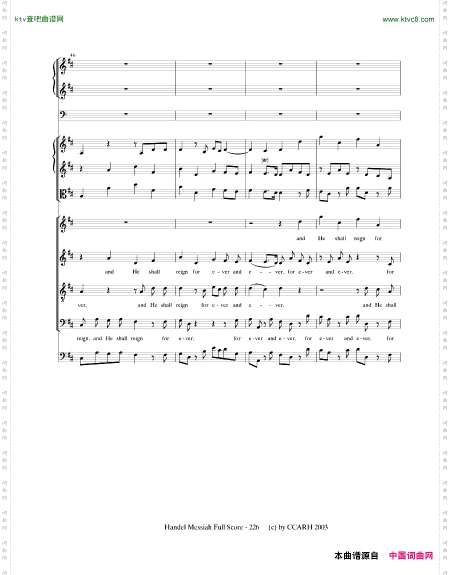 G.F.Handel-MessiahOpenScore六